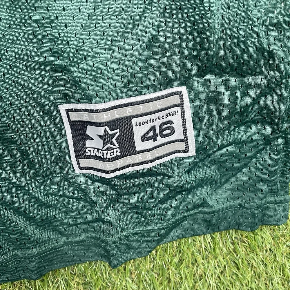 Green Bay Packers Starter Jersey Mens Medium 46 Brett Favre #4 Printed Football